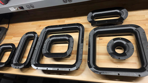 Square and Rectangle port flares