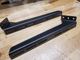 Back wall or floor mount amplifier racks