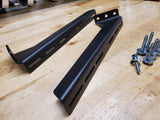 Back wall or floor mount amplifier racks