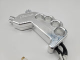 "Knuckles" Machined Billet dual bass knob