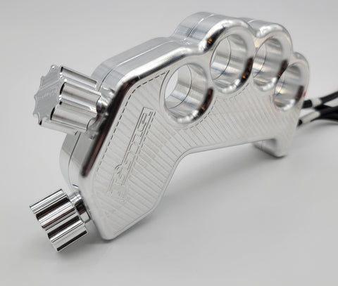 "Knuckles" Machined Billet dual bass knob