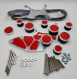 CHEVROLET TRUCK 00-13 QUAD BILLET ALTERNATOR BRACKET ***DELUXE SET***