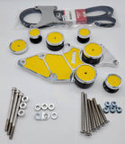 CHEVROLET TRUCK 00-13 TRIPLE BILLET ALTERNATOR BRACKET ***DELUXE SET***
