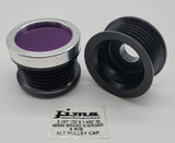 2.167 OD. X 1.452 ID. 49MM 6 RIB ALTERNATOR PULLEY CAP (BRAND X/SINGER/ETC)