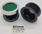 2.167 OD. X 1.452 ID. 49MM 6 RIB ALTERNATOR PULLEY CAP (BRAND X/SINGER/ETC)